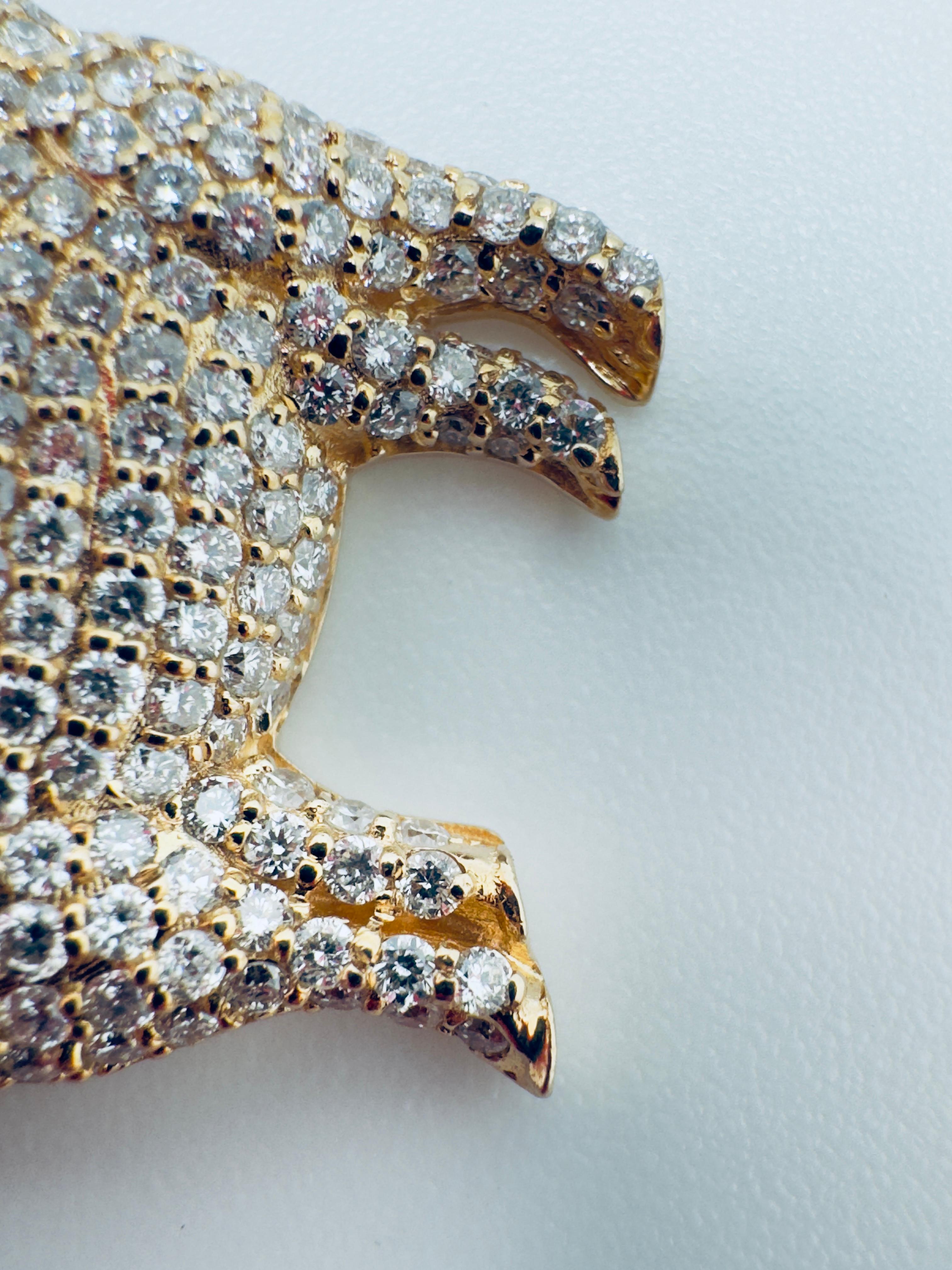 Diamond GOAT Statement Pendant For Sale 3