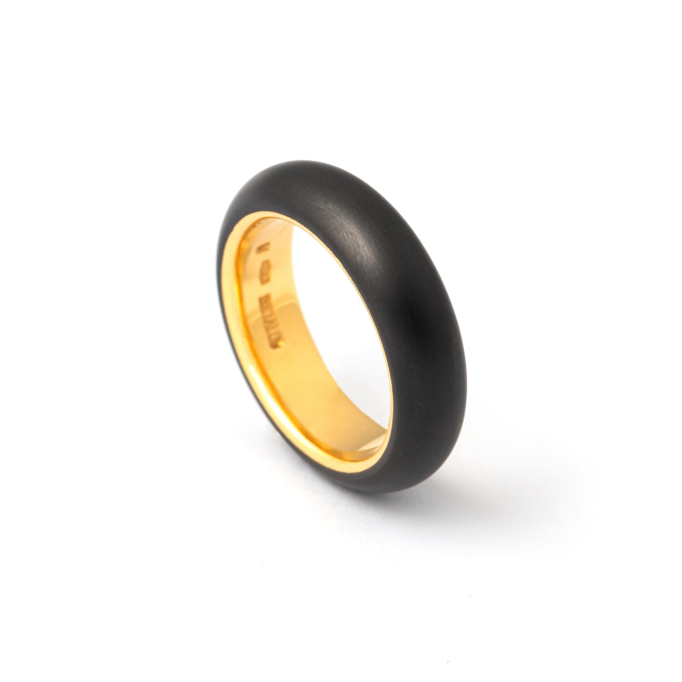 Diamant Gold 18K Ring im Angebot 1