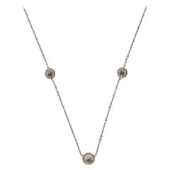 Diamond Gold “3-Stone” Necklace