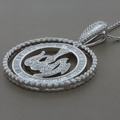 Diamond Gold Allah Pendant
