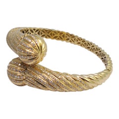 Diamond Gold Bangle