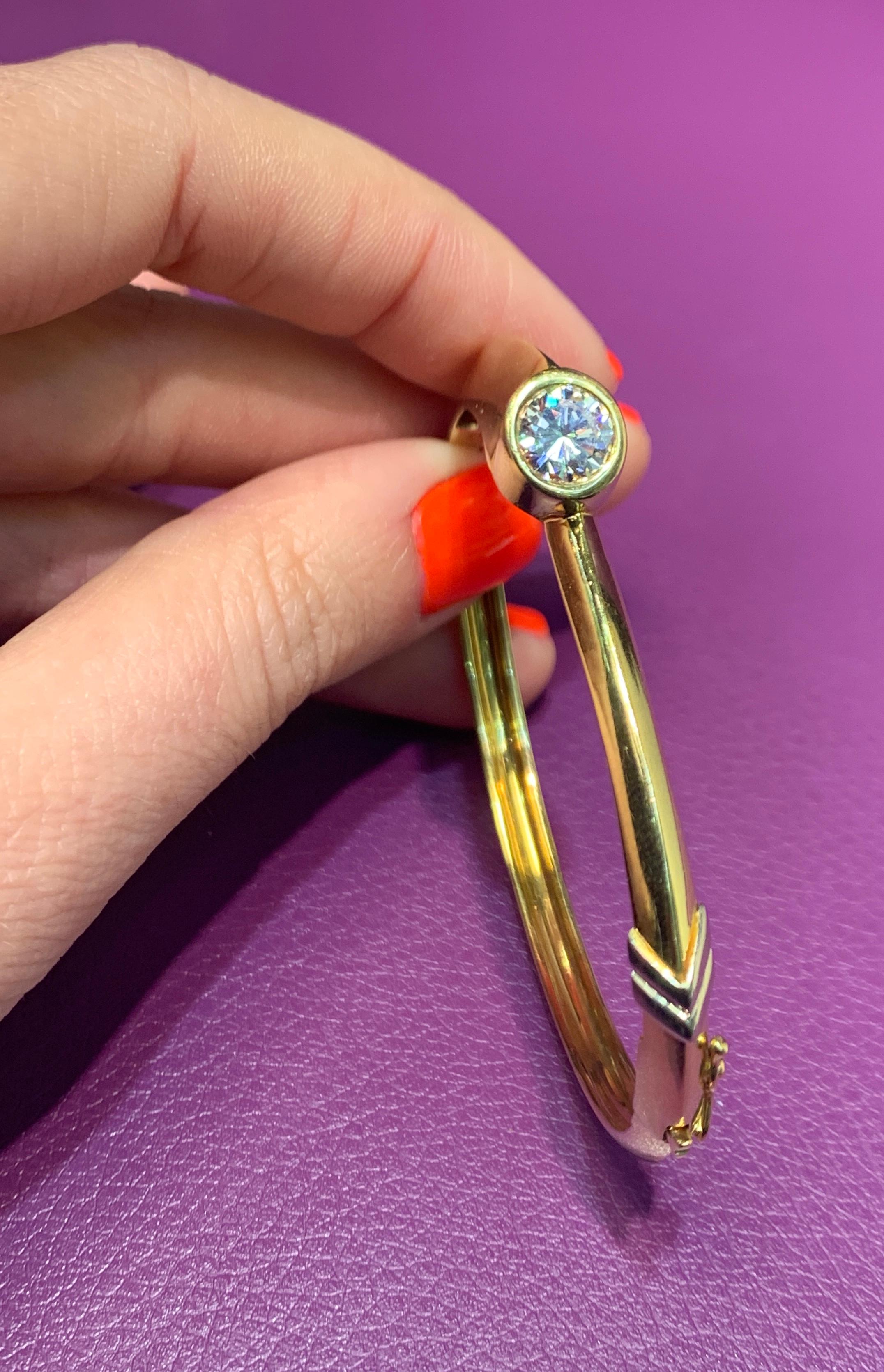 Bracciale in oro e diamanti in vendita 1