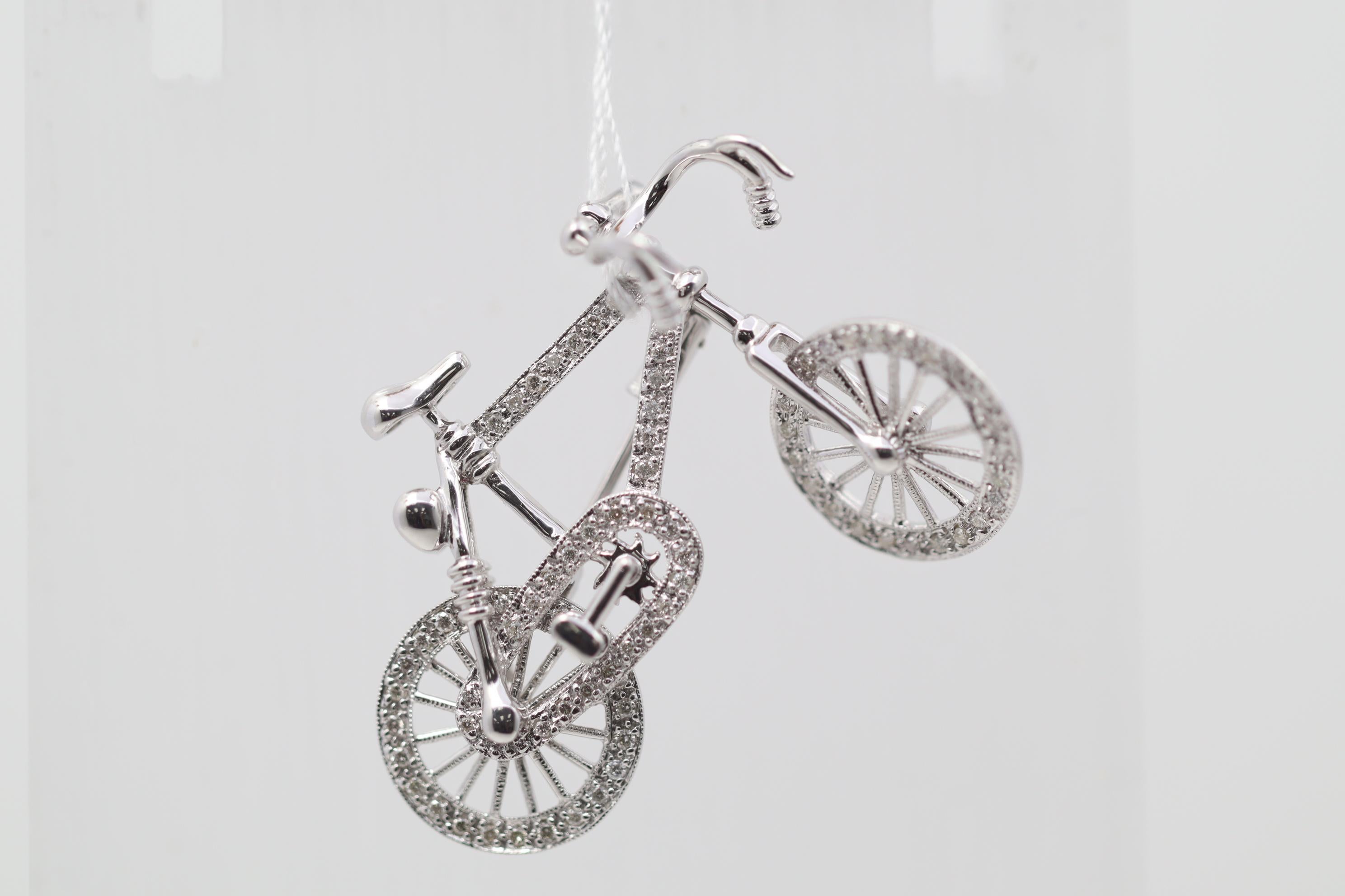 bicycle brooch