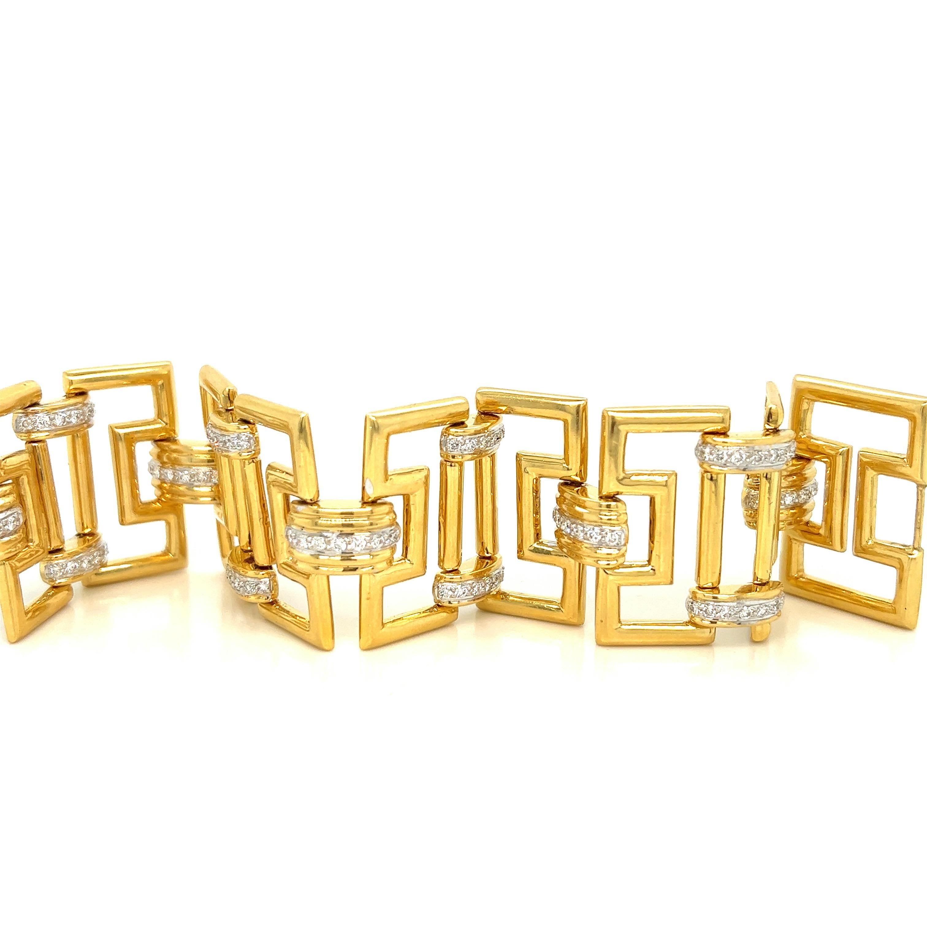Women's Diamond Gold Bracelet 