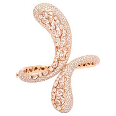 Pulsera de oro con diamantes