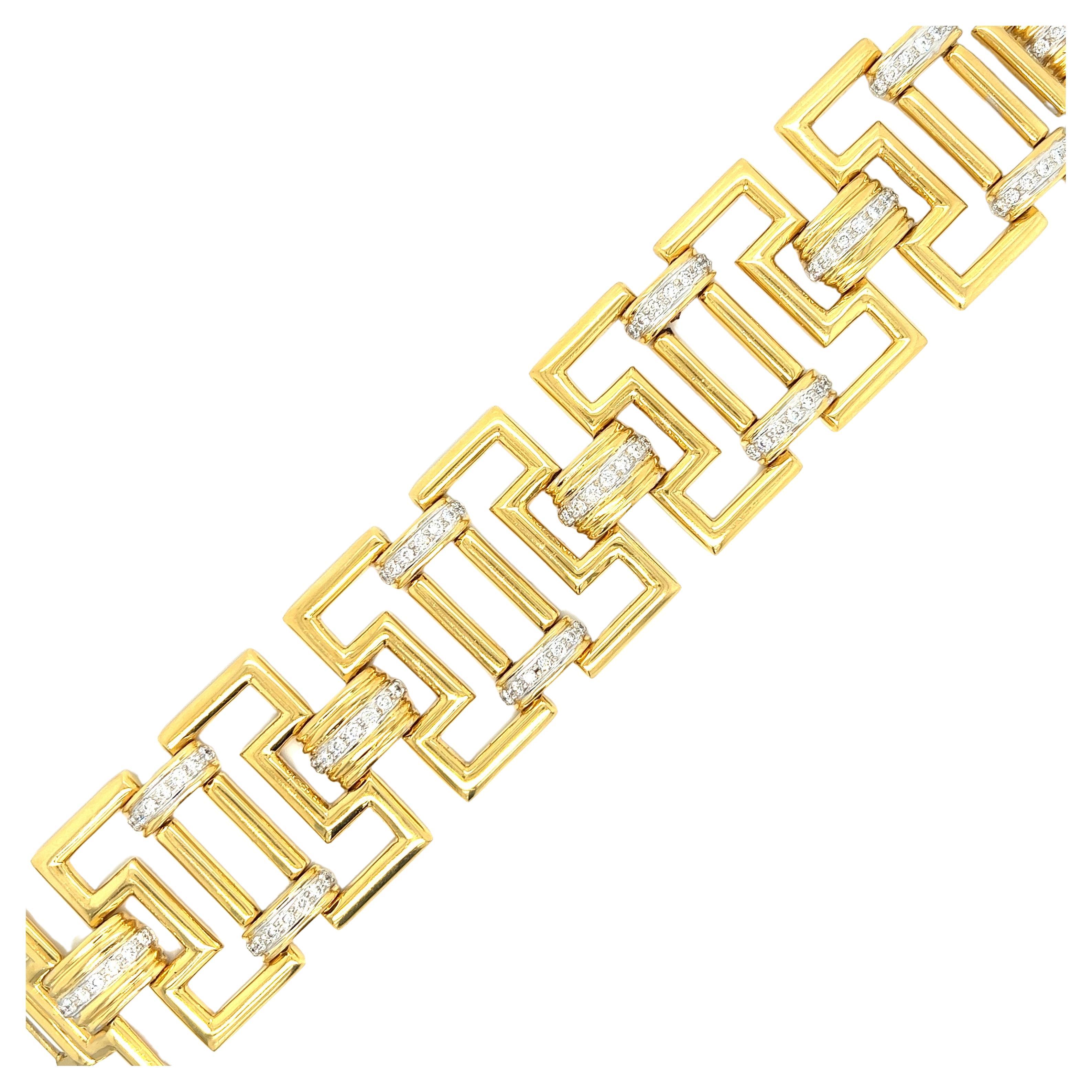 Diamond Gold Bracelet 