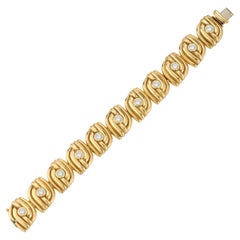Diamond & Gold Bracelet