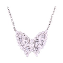 Diamond Gold Butterfly Necklace