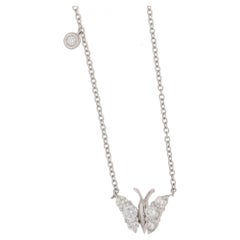 Diamond Gold Butterfly Necklace
