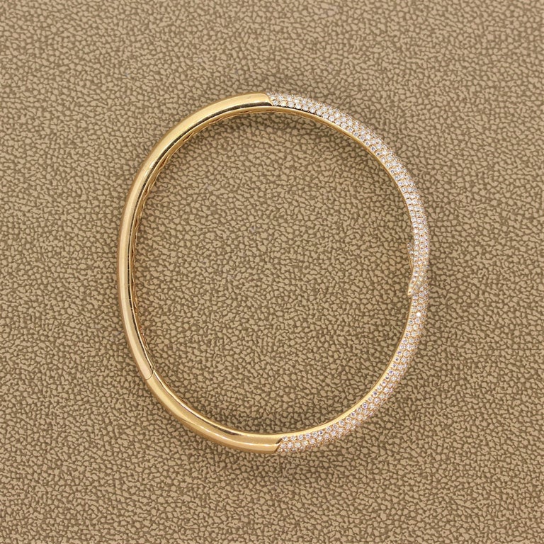 Bypass Cuff Bracelet Gold main image 1
