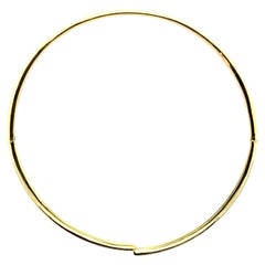 Andreia Fuzon 14K Yellow Gold Cuff Necklace with 0.90ct Diamonds, USA