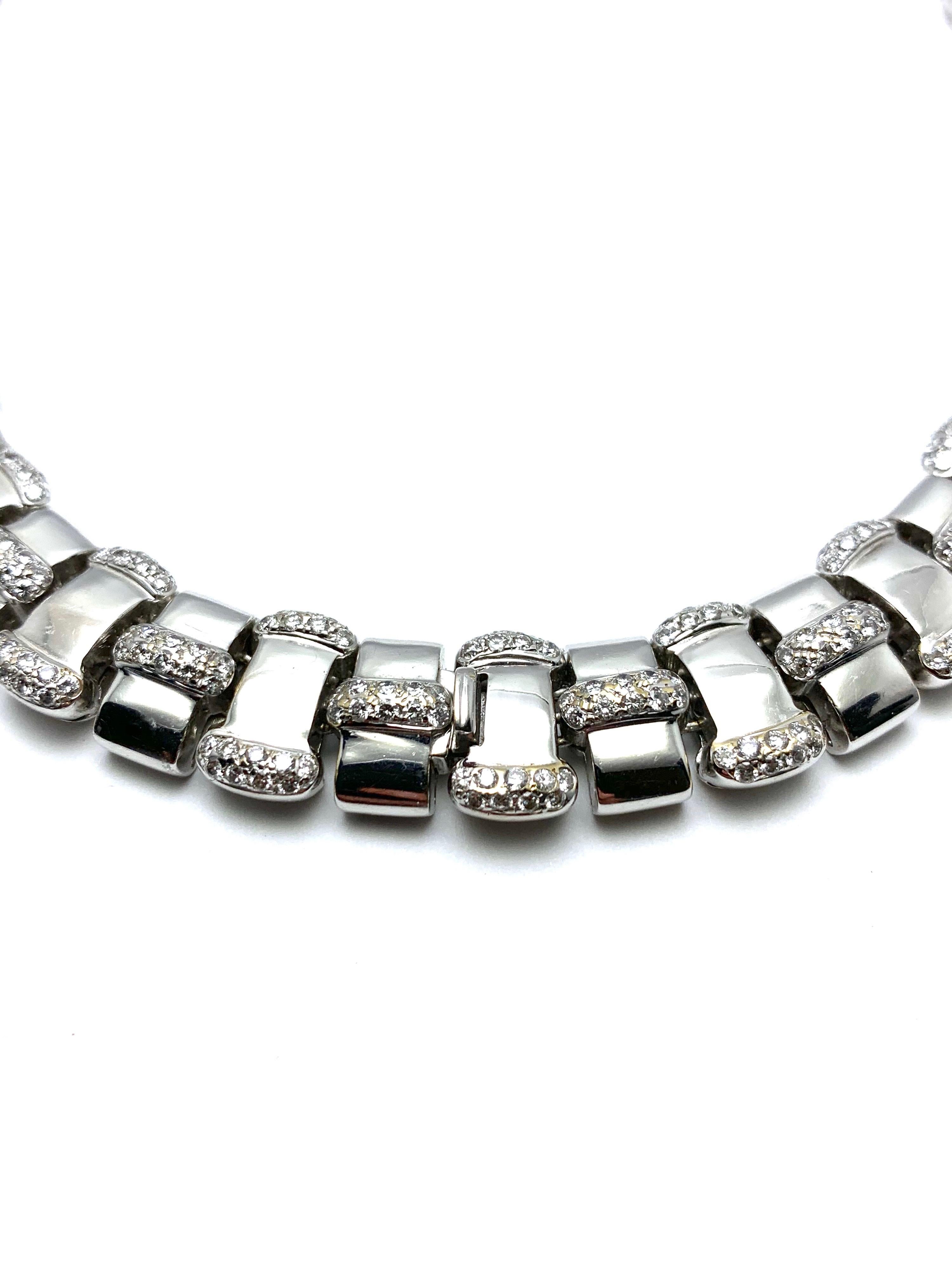 Women's Diamond Gold Collar Necklace