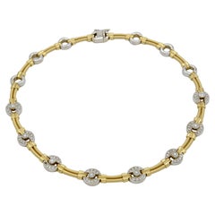 Diamond Gold Collar Necklace