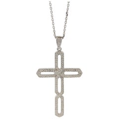 Diamond Gold Cross Pendant