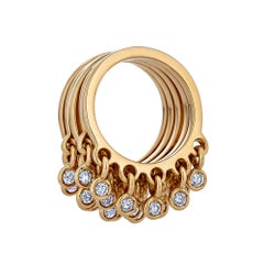 Diamant-Gold Dior "Coquine" Ring