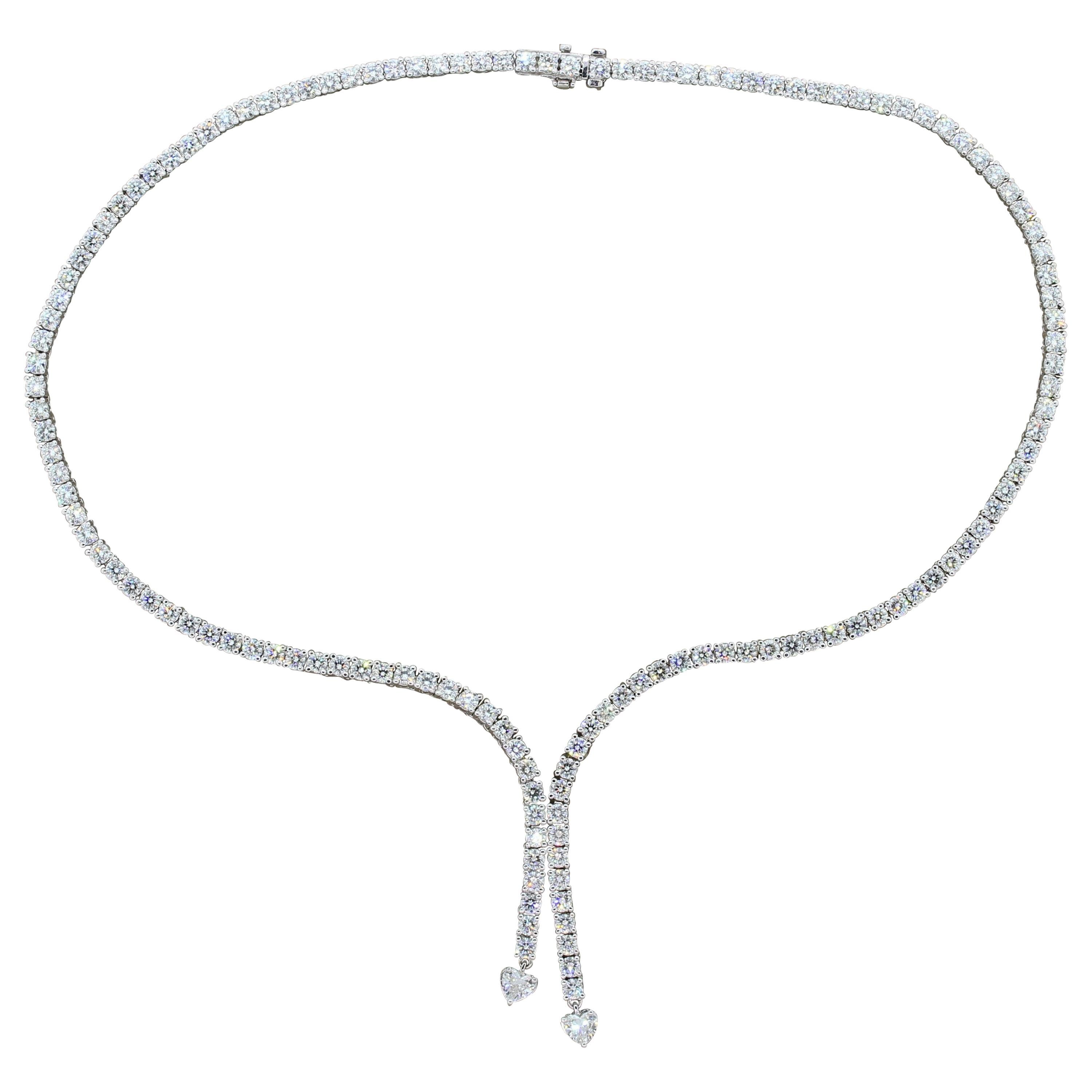 Collana con diamanti in oro