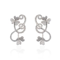 18 Karat Gold 1,39 Karat Diamant-Ohrring
