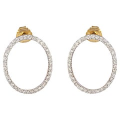 14k gold Diamond Earring