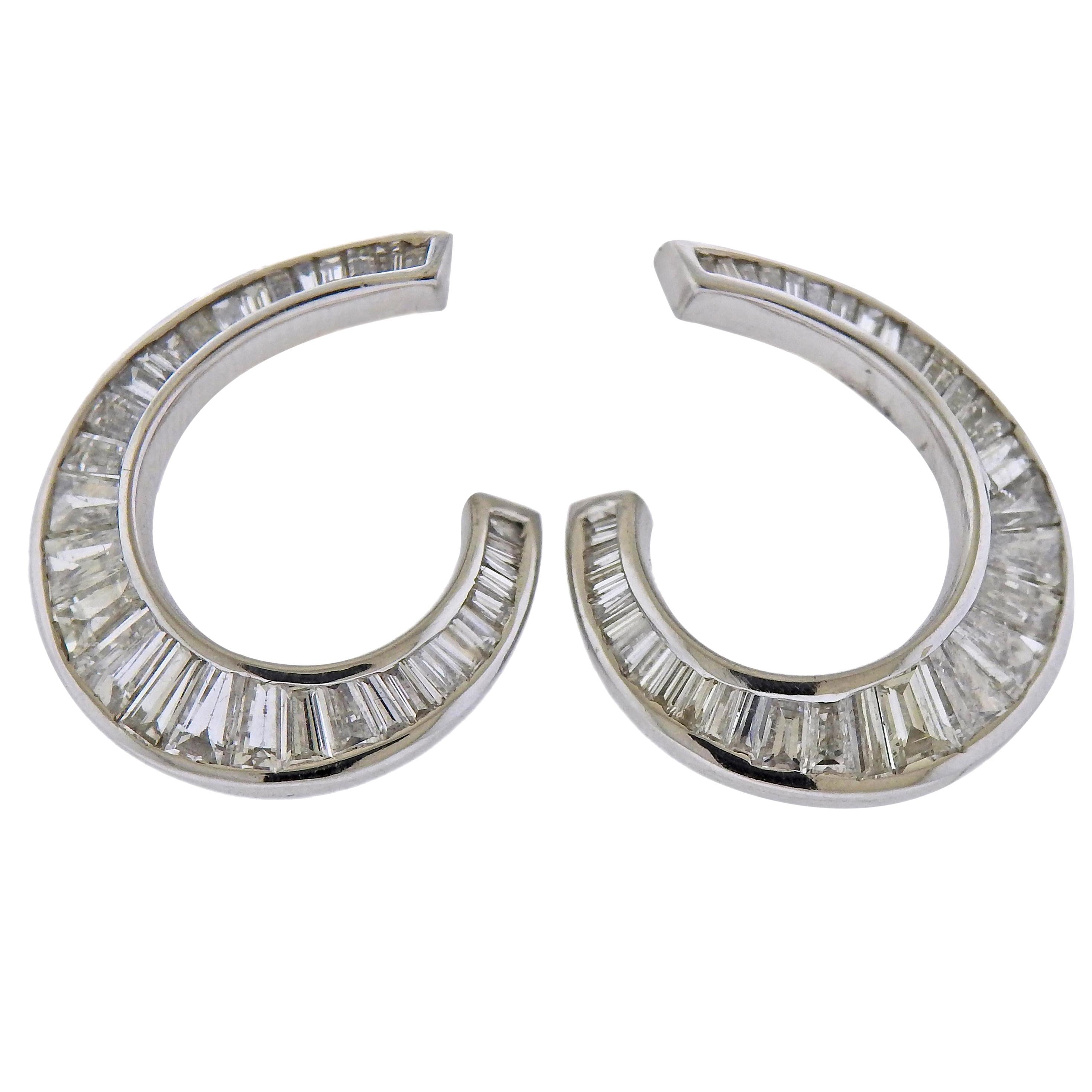 Diamond Gold Earrings For Sale