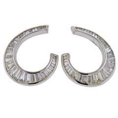 Vintage Diamond Gold Earrings