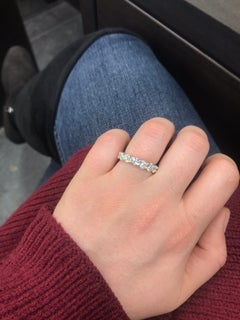 Anillo de oro con diamantes 4,00 quilates