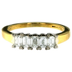 Diamond Gold Five-Stone Ring