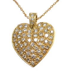 Diamond Gold Heart Pendant