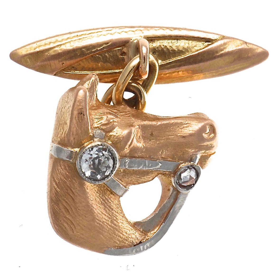 Don Corleone used a horse head to send a message. Now available to use as a fashion statement. Designed with diamonds and finely crafted 18k gold.