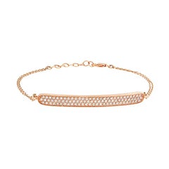 Diamond Gold ID Bracelet