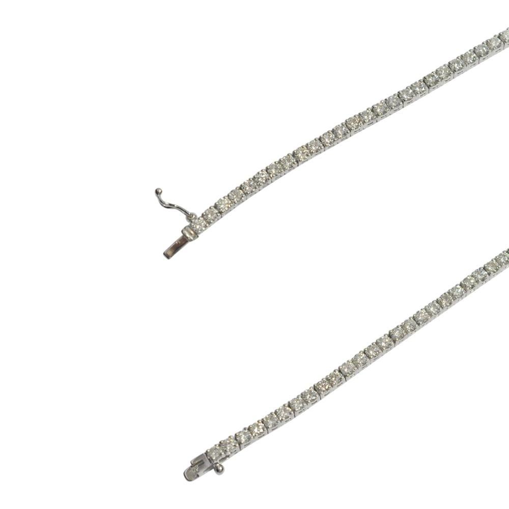 Women's Diamond Gold Line Bracelet For Sale