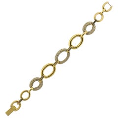 Diamond Gold Link Bracelet by Shawn