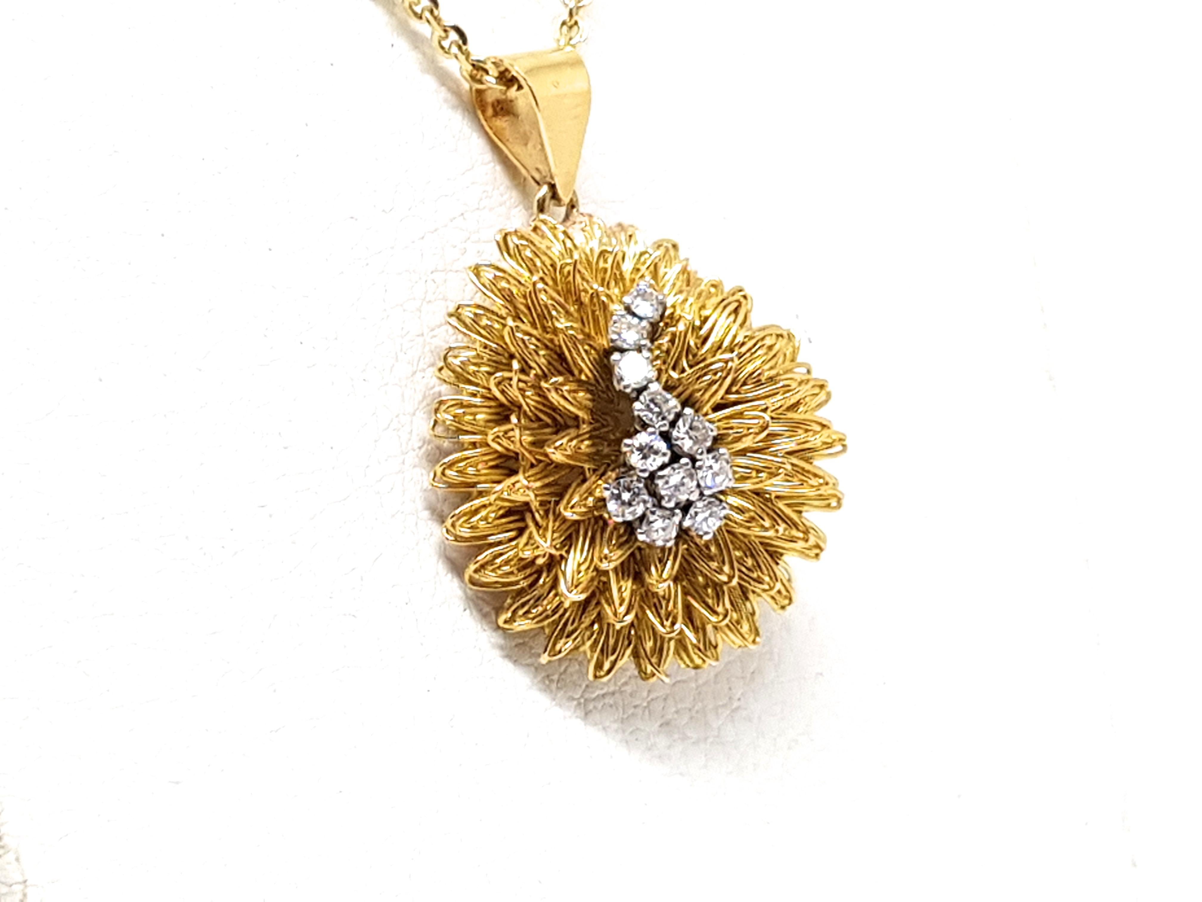 Diamond Gold Necklace Pendant 2