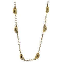 Diamond Gold Nugget Chain Necklace