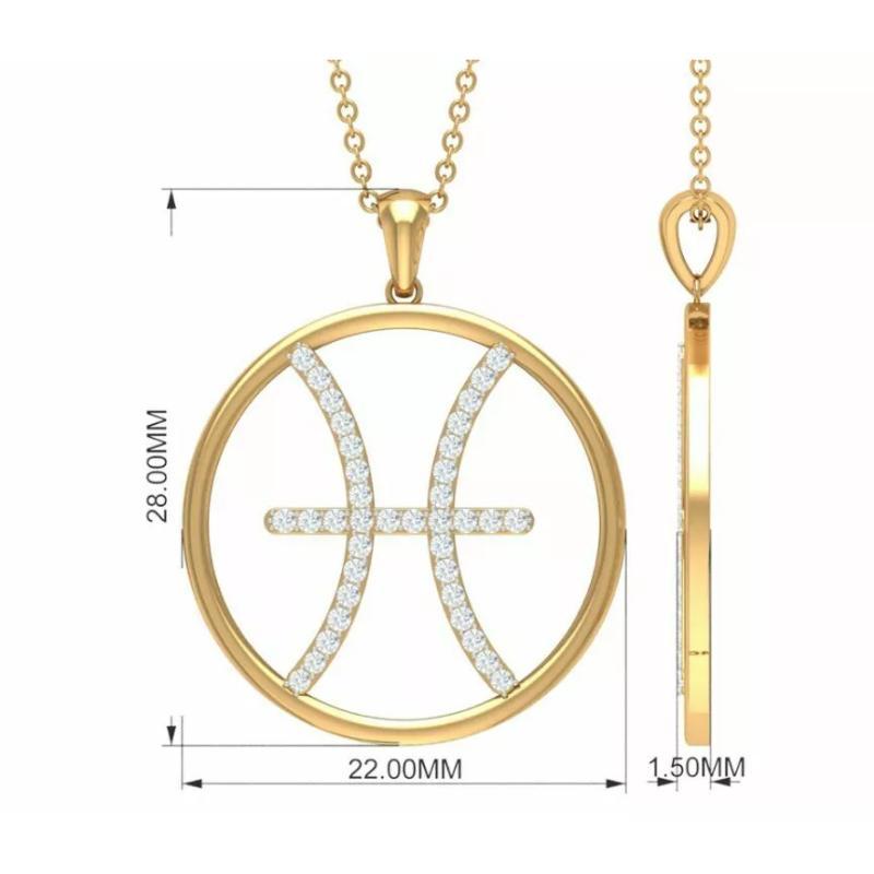 Collier Pisces en or massif 14k Collier Pisces Zodiac pour cadeau astrologie
Léger, il peut être porté tous les jours

Informations complémentaires :
Condit : Nouveau sans étiquette : Un article neuf, non utilisé et non porté (y compris les articles