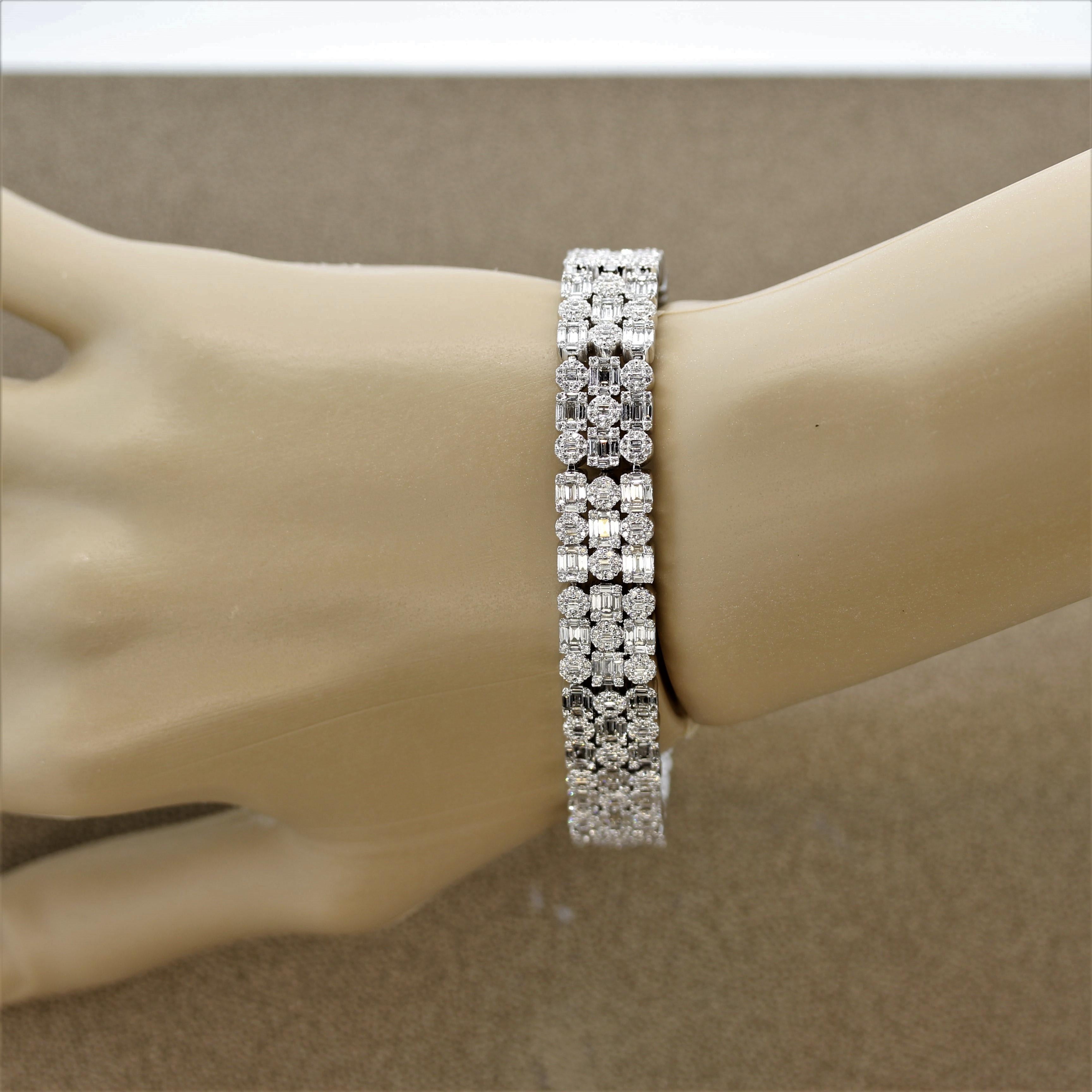 Diamond Gold Shape Bracelet 1