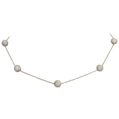 Collar Esfera Oro Diamante
