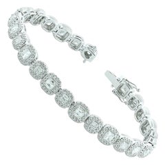 Diamond Gold Tennis Bracelet