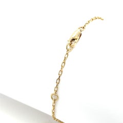 Diamond & Green Sapphire Bracelet Set in 9ct Yellow & White Gold