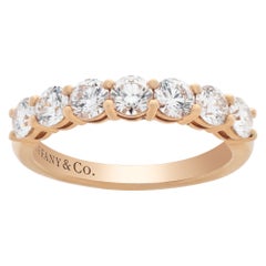 Diamant-Halb-Eternity-Ring aus Roségold, Tiffany & Co. Umfassen Sie