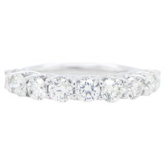 Diamant-Halber Eternity-Ring mit Diamant 2 Karat 18K Weißgold