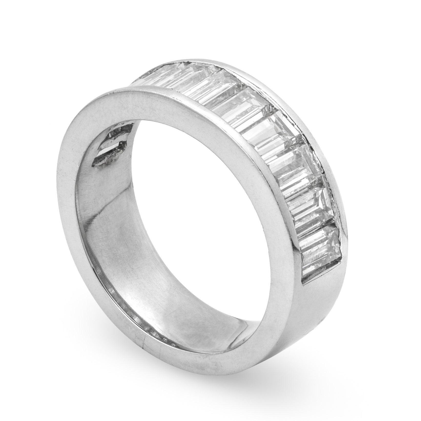 For Sale:  Diamond Half Eternity Ring 2