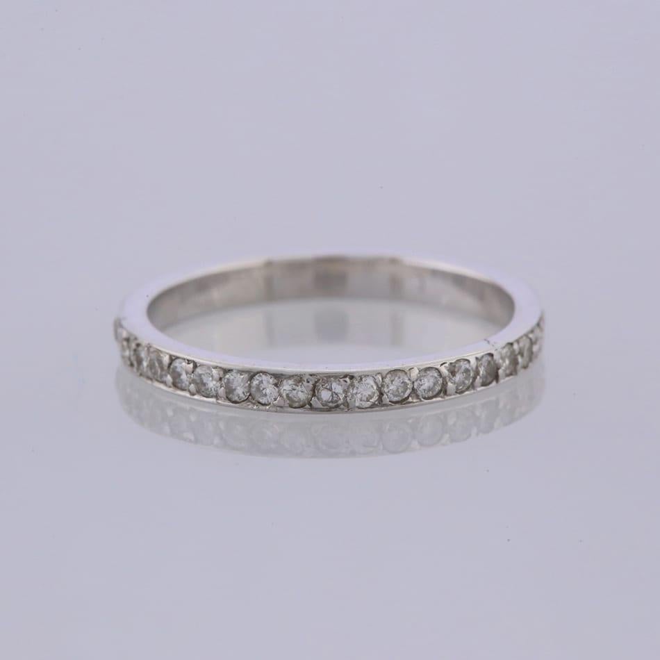 Diamond Half Eternity Ring Size L In Good Condition In London, GB