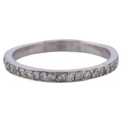 Diamant-Halber Eternity-Ring mit Diamant Größe L