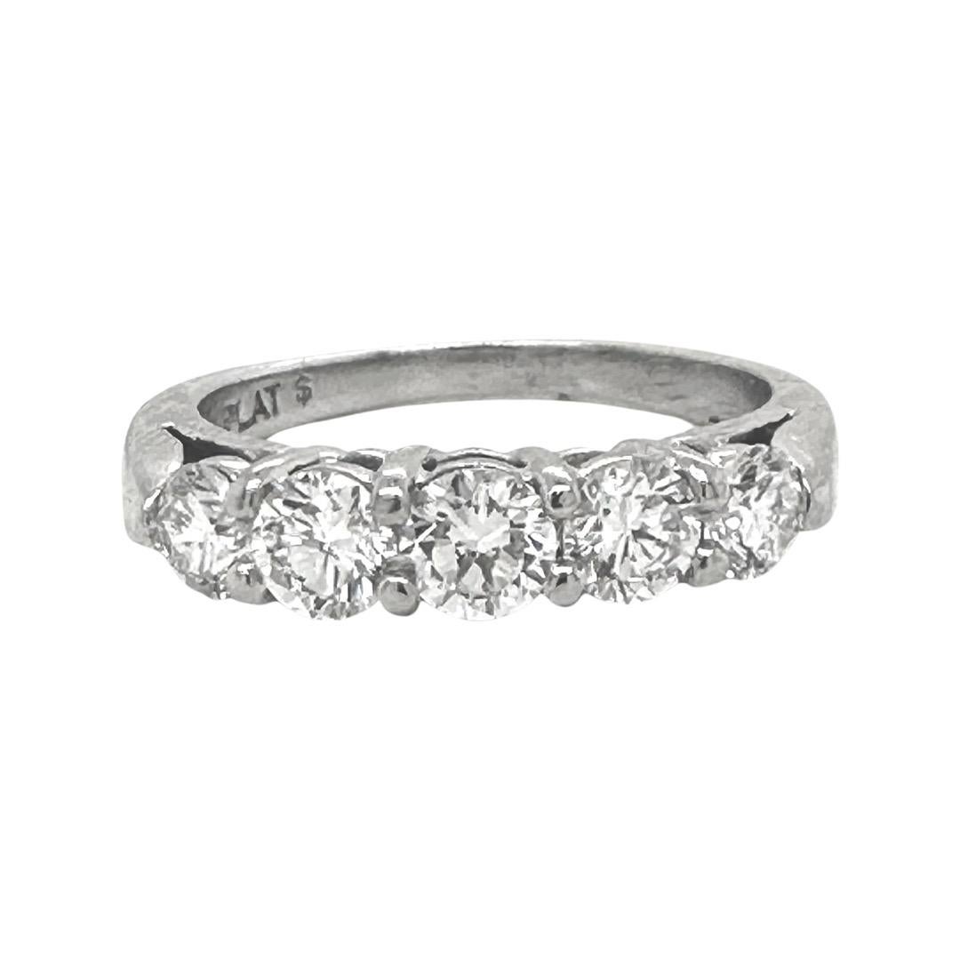 0.8 Carat Fine Diamond Double 2 Row Wedding Band Ring