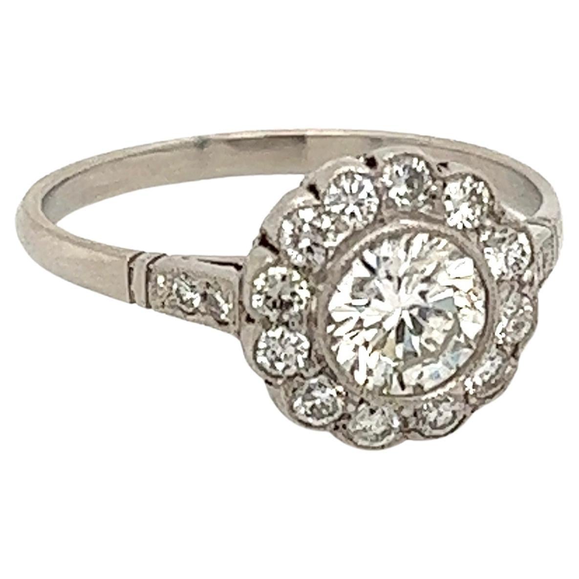 Cartier High Jewelry Platinum Diamond Cocktail Ring For Sale at 1stDibs