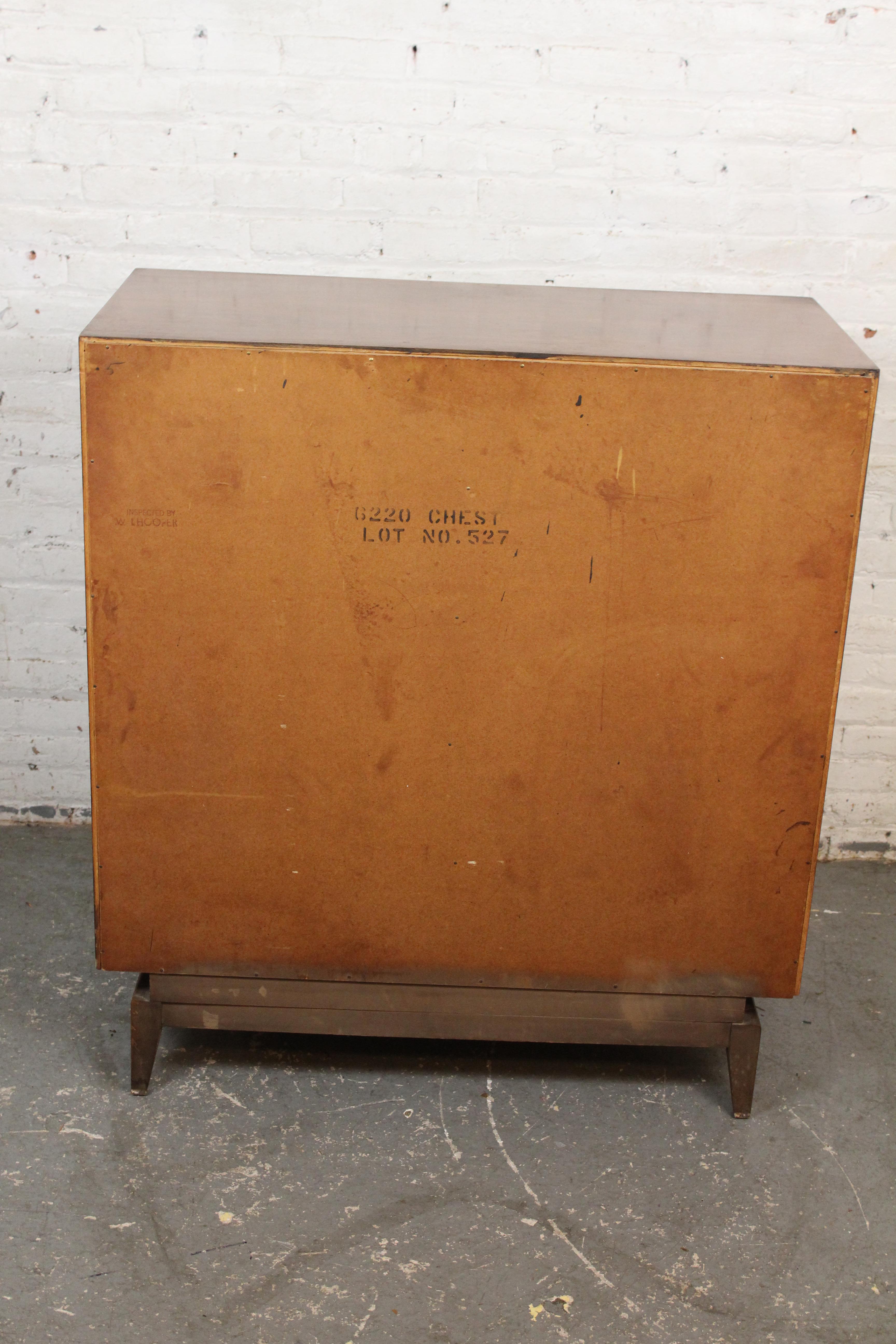Diamond Handle Dresser by American of Martinsville For Sale 11