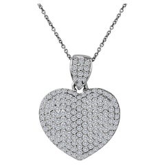 Diamond Heart Pendant 1.34 cts.