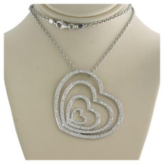 Diamond Heart Pendant Necklace