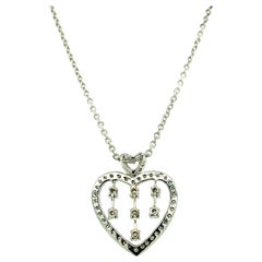 Diamond Heart Shaped Pendant Diamond Heart Shaped Pendant