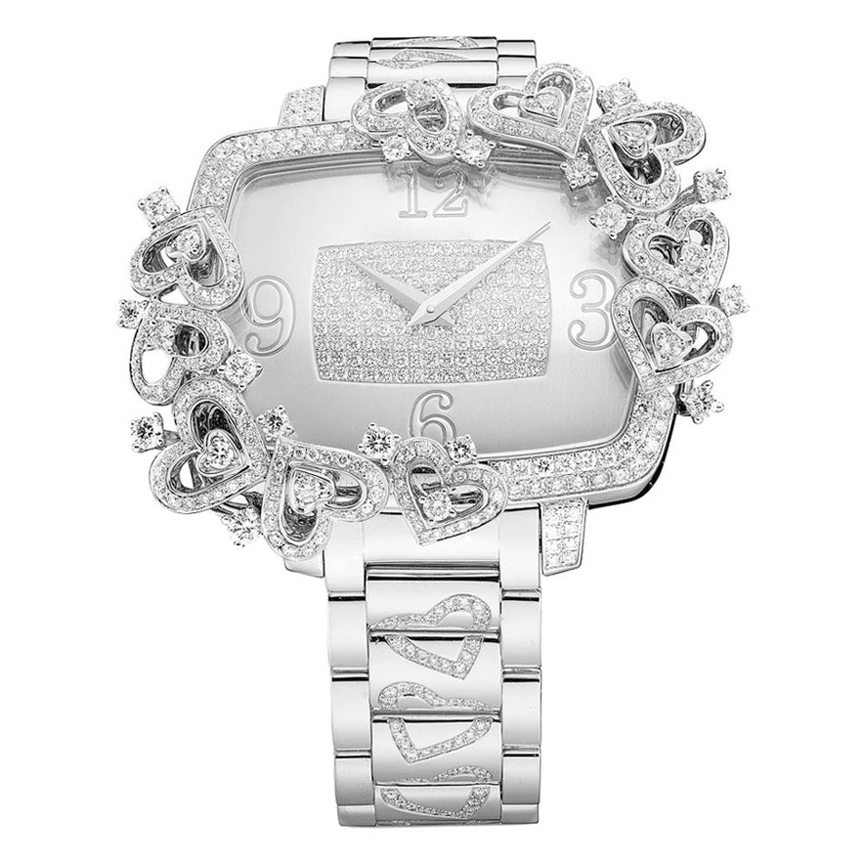 Orologio con cuore di diamante
